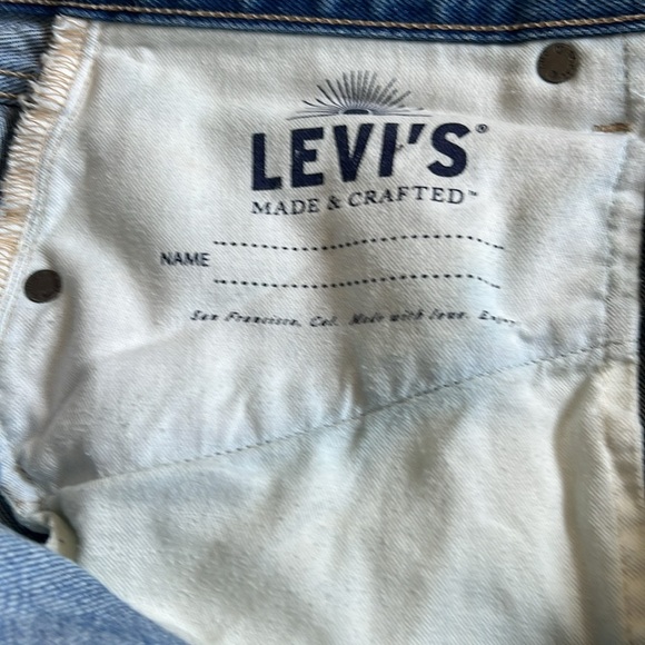 Levi’s Hand Crafted Barrel Cut Jeans  Blue Label Denim 29 - Picture 5 of 14
